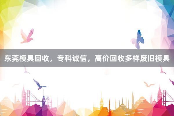 东莞模具回收，专科诚信，高价回收多样废旧模具